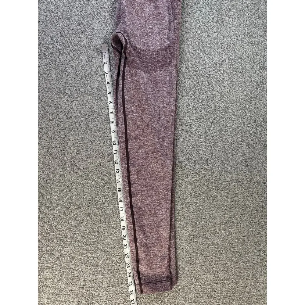 Gymshark Leggings Tight Small Heathered Purple Workout Running Active Athleisure